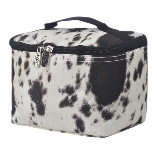 Black Cowhide NGIL Cosmetic Case