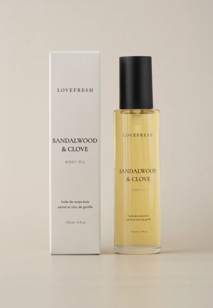 Body Oil Love Fresh - Sandalwood & Clove