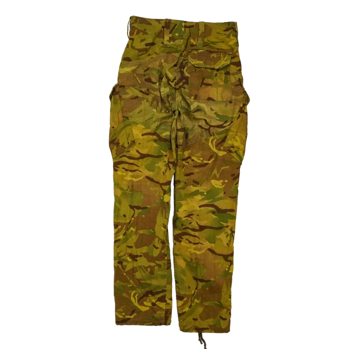 British MTP Yellow Dyed Combat Trousers - 80cm, Medium, Item 1 - Film Production Used - Combat Trousers