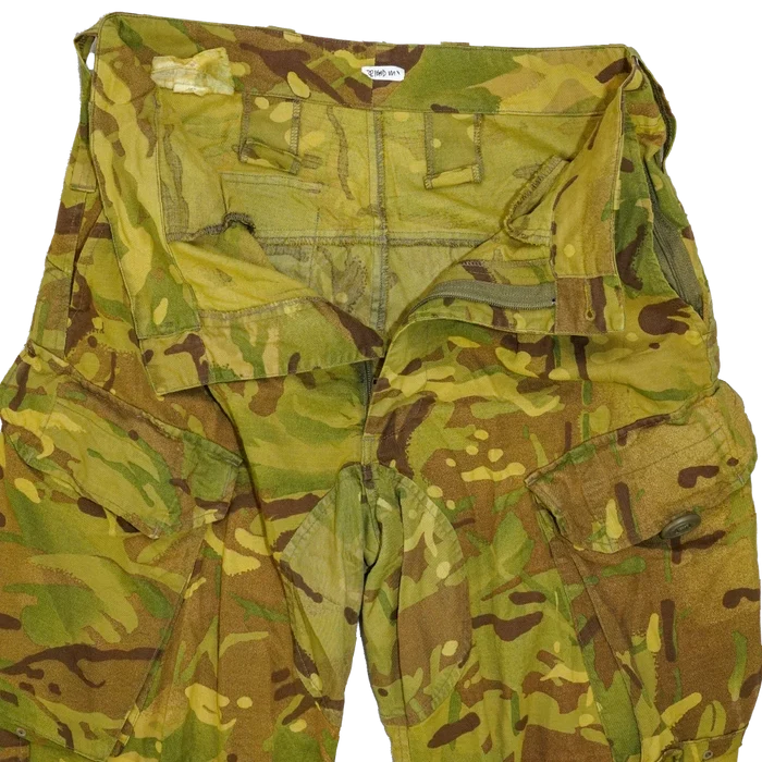 British MTP Yellow Dyed Combat Trousers - 80cm, Medium, Item 1 - Film Production Used - Combat Trousers
