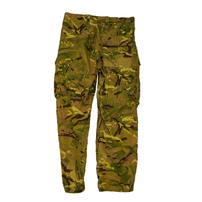British MTP Yellow Dyed Combat Trousers - 80cm, Medium, Item 2 - Film Production Used - Combat Trousers