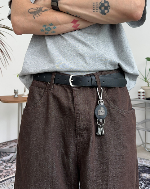Brown Balloon Pants