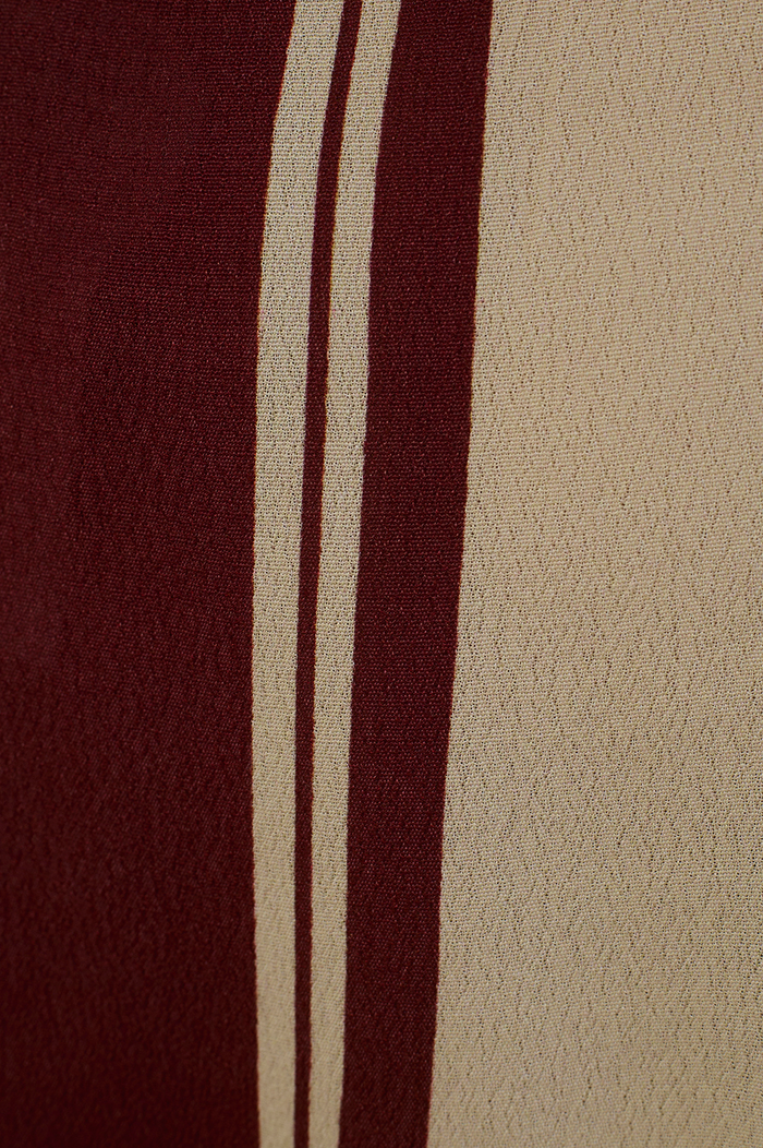 Brown Stripes Side Tie Skorts_6