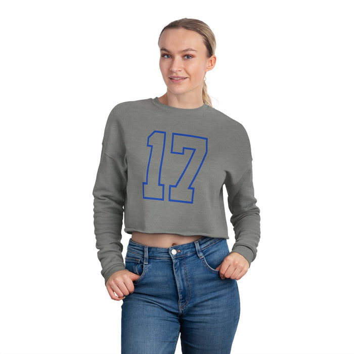 Buffalo Football Number 17 Cropped Sweatshirt