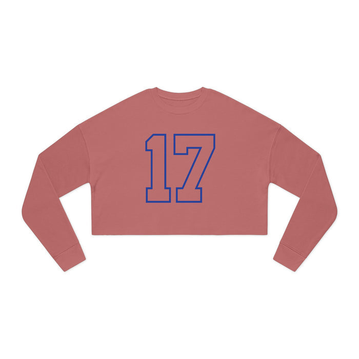 Buffalo Football Number 17 Cropped Sweatshirt