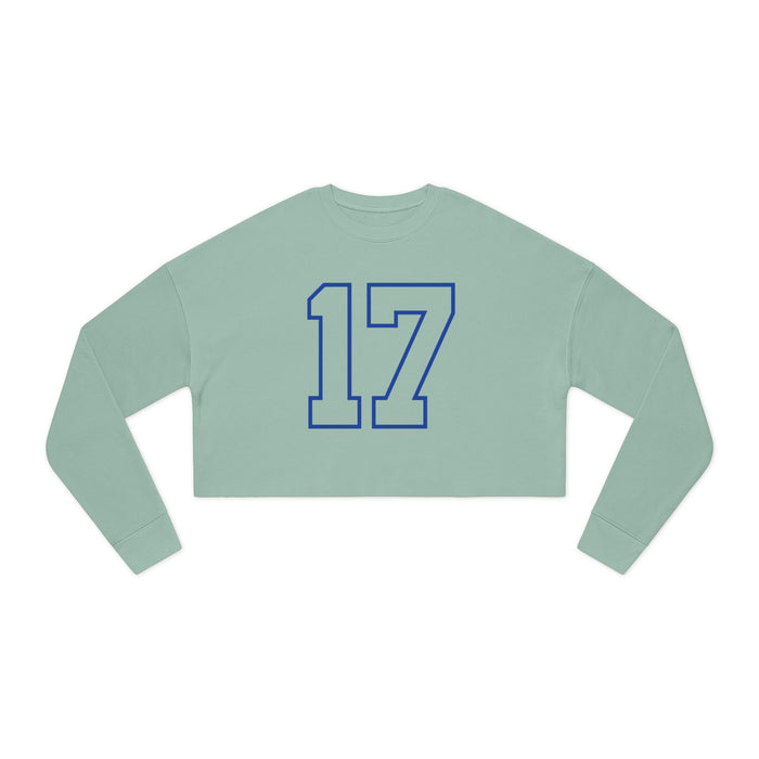 Buffalo Football Number 17 Cropped Sweatshirt