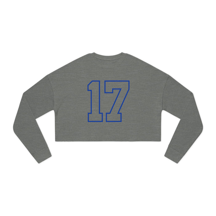 Buffalo Football Number 17 Cropped Sweatshirt