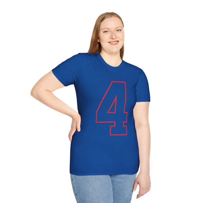 Buffalo Football Number 4 Jimbo T-Shirt