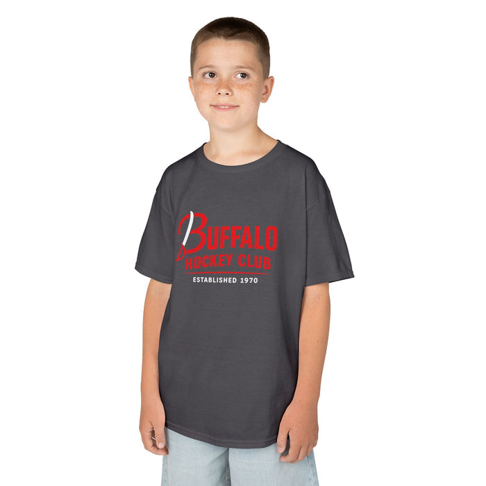 Buffalo Hockey Club Kids T‑Shirt — Youth Ice Hockey Fan Tee