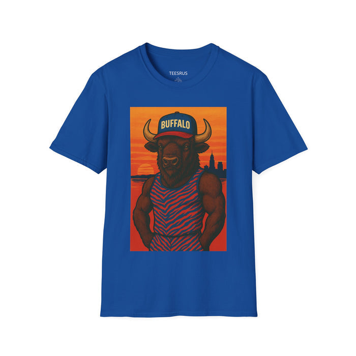 Buffalo Wearing Buffalo in the Summer