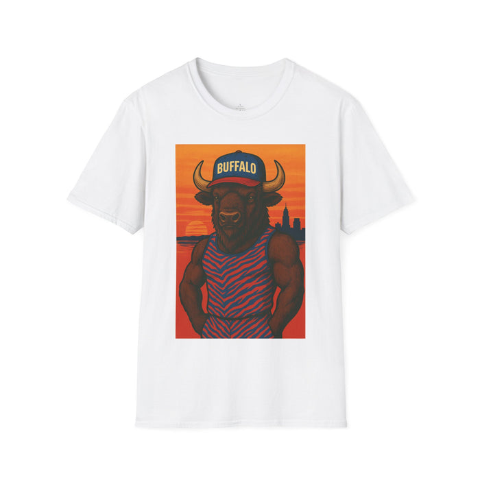 Buffalo Wearing Buffalo in the Summer