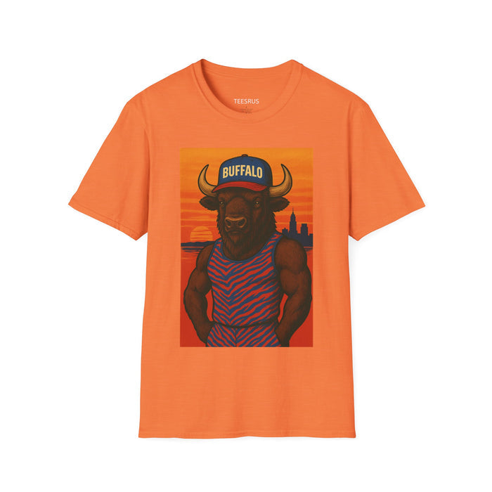 Buffalo Wearing Buffalo in the Summer