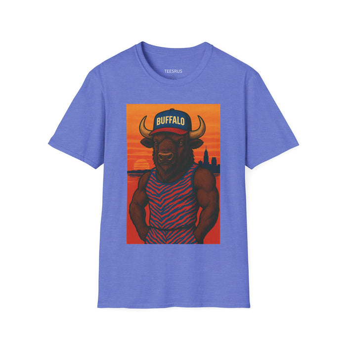 Buffalo Wearing Buffalo in the Summer