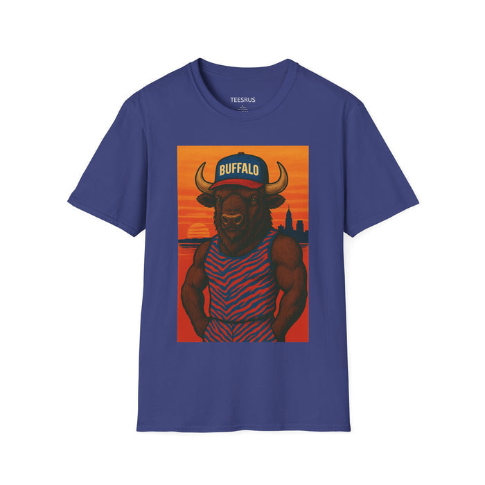 Buffalo Wearing Buffalo in the Summer