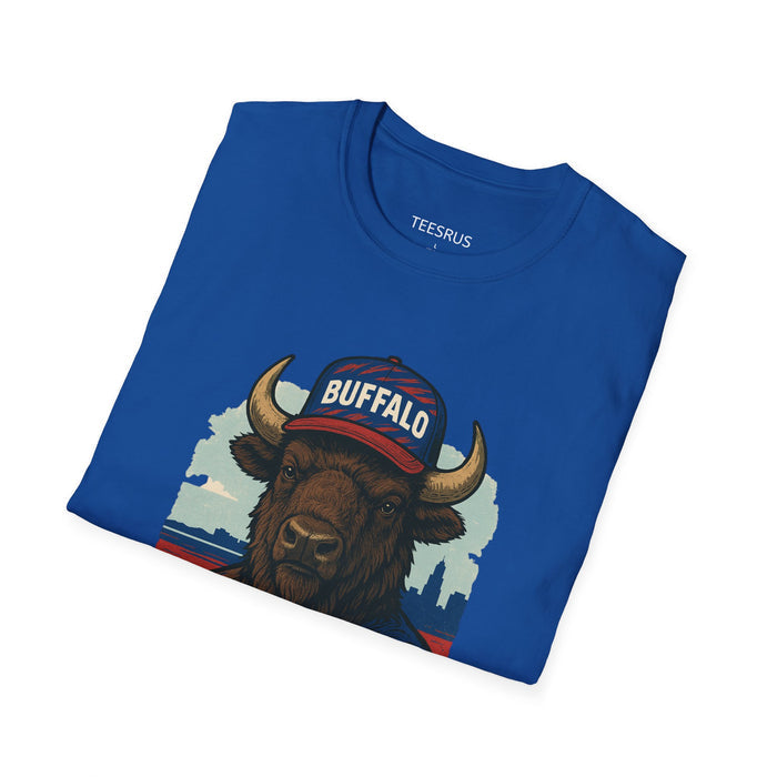 BUFFALO WEARING BUFFALO