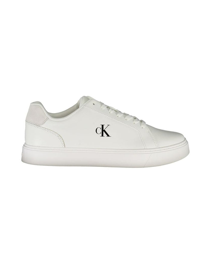 Calvin Klein Bianco Polyurethane Men Sneaker