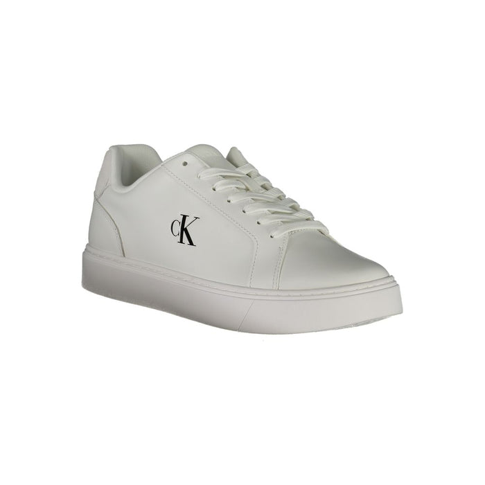 Calvin Klein Bianco Polyurethane Men Sneaker