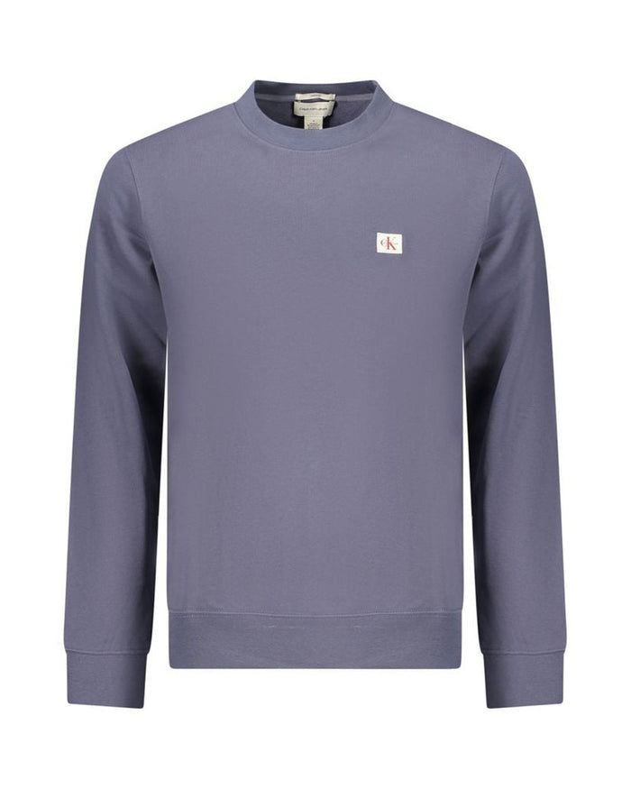 Calvin Klein Blue Cotton Men's Sweatshirt