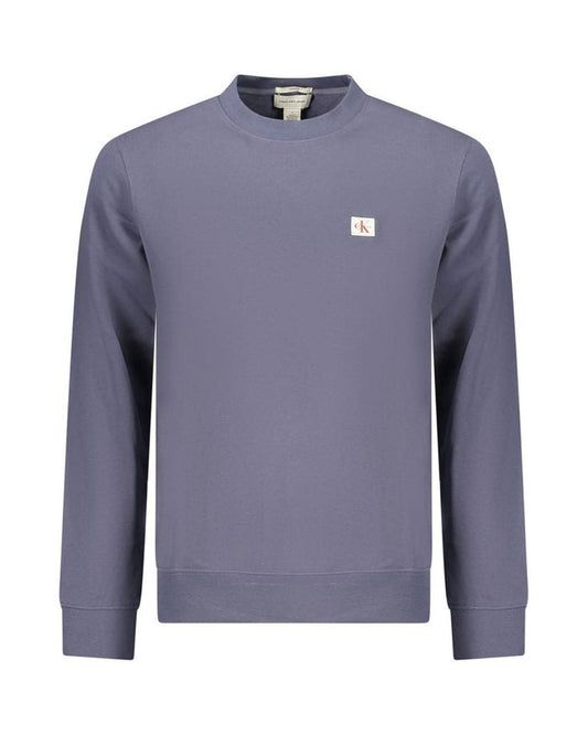 Calvin Klein Blue Cotton Men's Sweatshirt