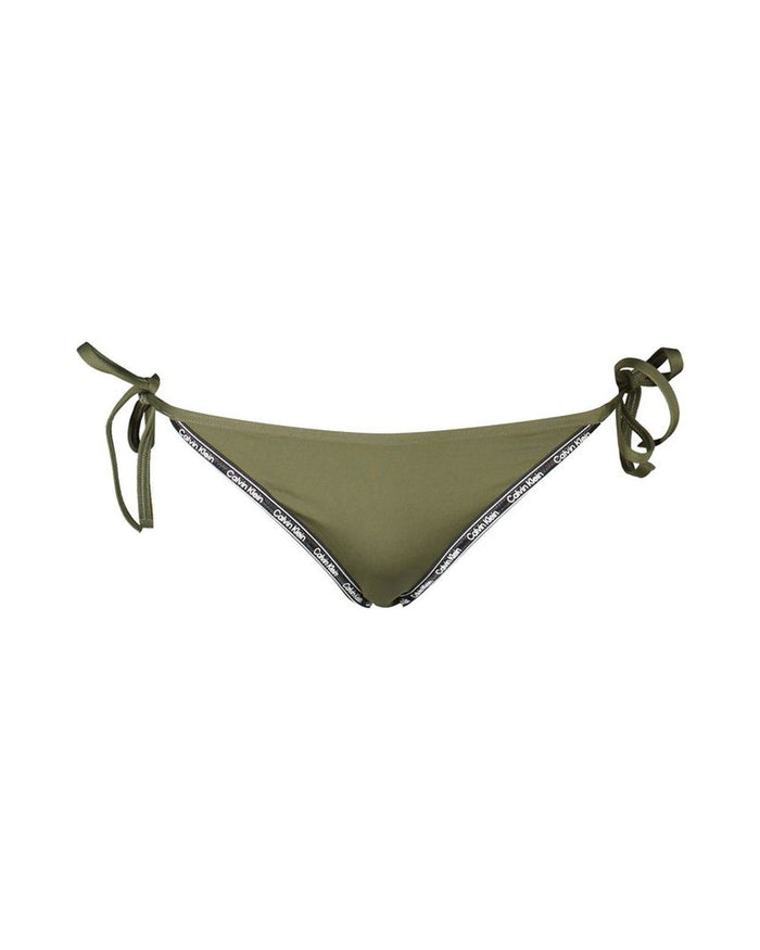 Calvin Klein Verde Polyester Woman Swim Brief
