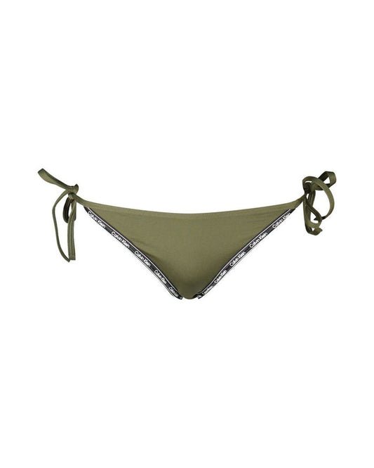 Calvin Klein Verde Polyester Woman Swim Brief