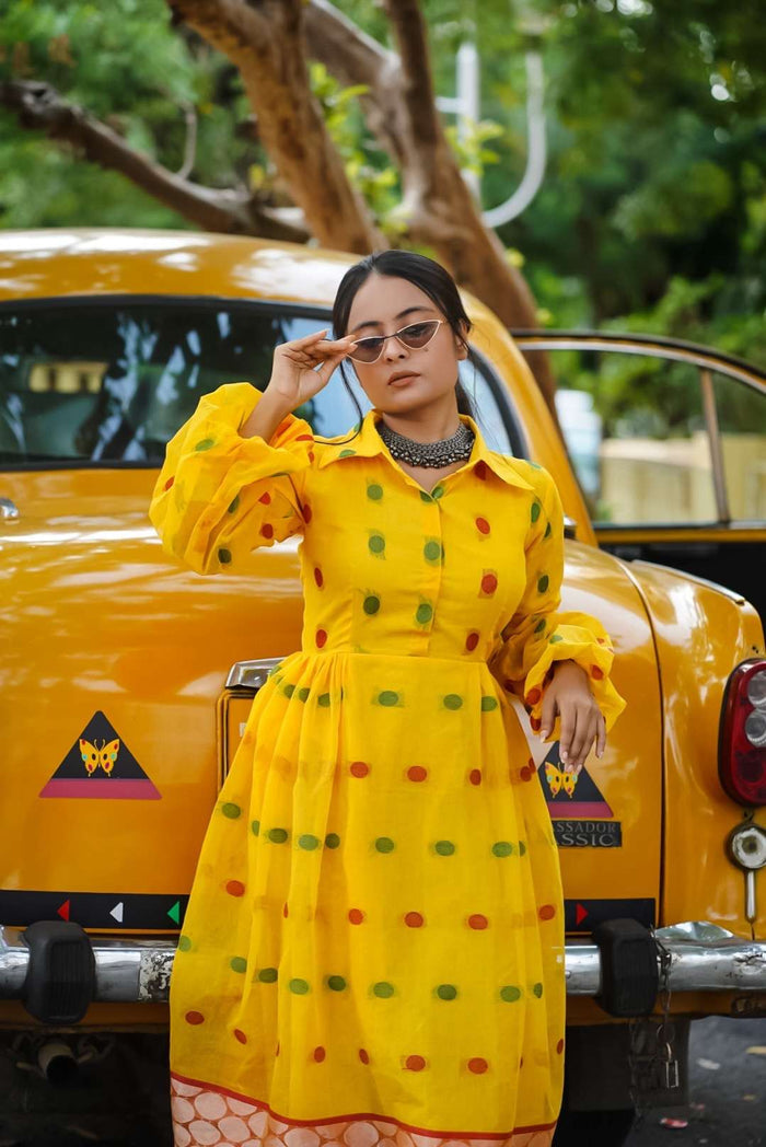 women midi dress image