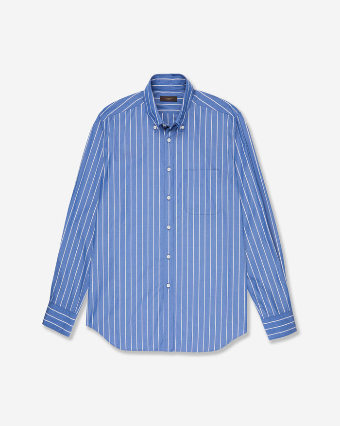 Casual fit cotton poplin shirt
