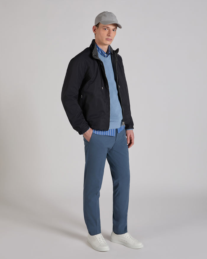 Casual fit cotton poplin shirt