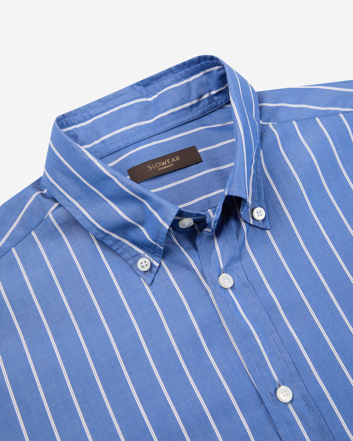 Casual fit cotton poplin shirt