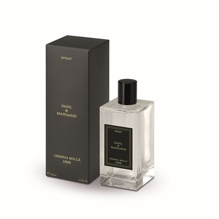 Cereria Molla Basil & Mandarin Spray 3.4 fl oz