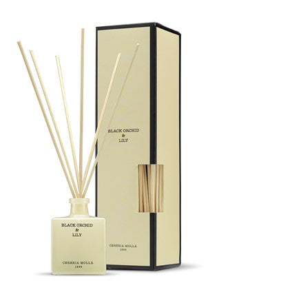Cereria Molla Black Orchid & Lily Reed Diffuser 3.4 fl oz