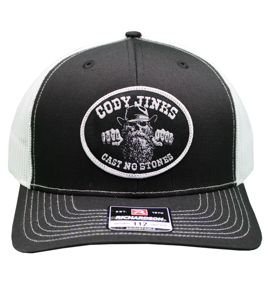 CNS Patch  Blk/White Hat