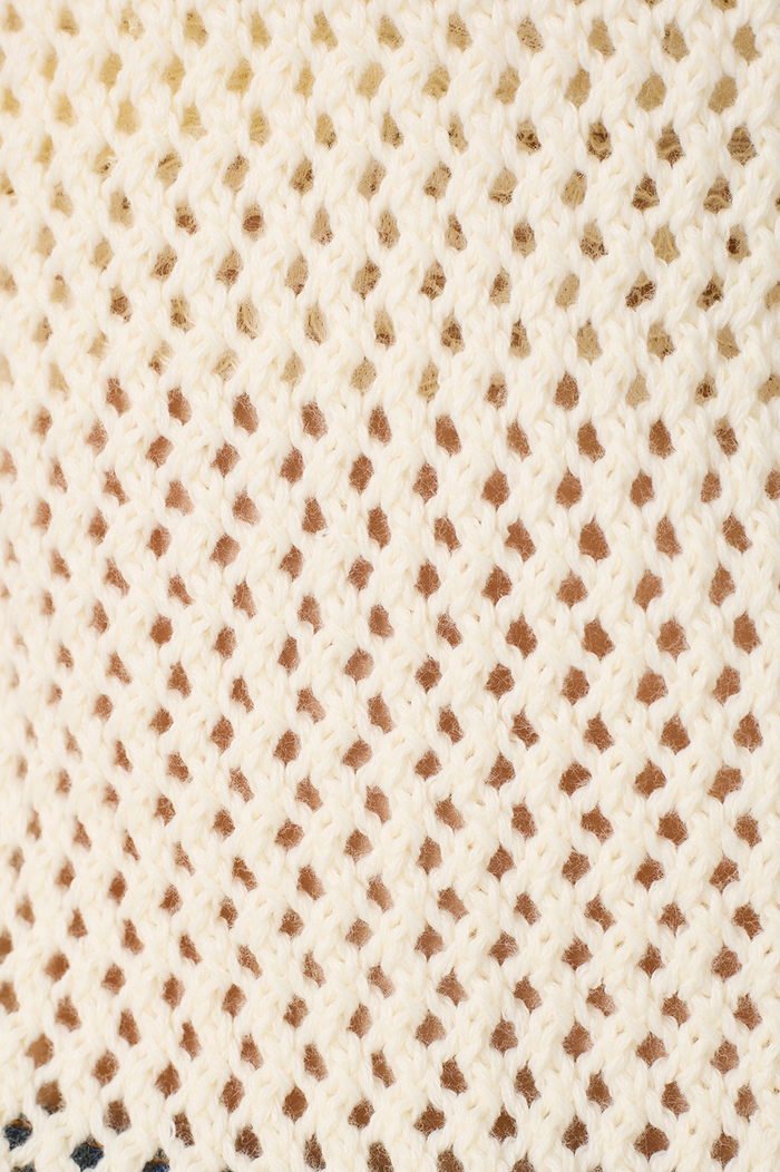 Collared V Neck Sleeveless Tricot Blouse_6