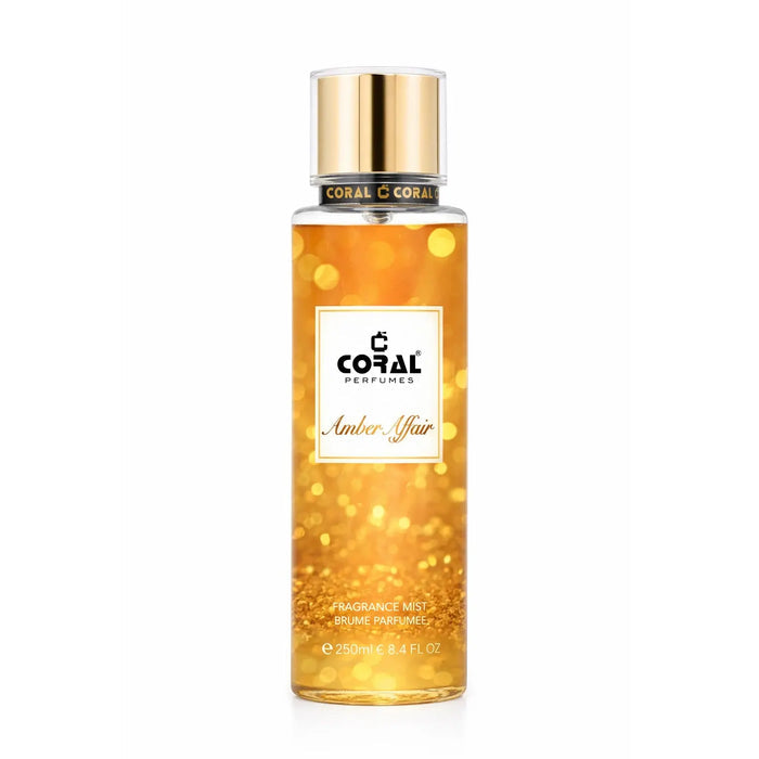 coral amber affair fragrance mist for unisex 250ml