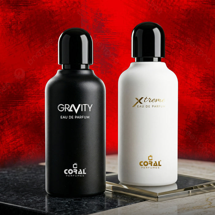 Coral Gravity & Xtreme For Unisex EDP Set – 2×100ml
