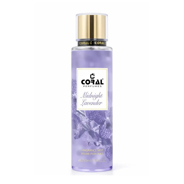 coral midnight lavender fragrance mist for women 250ml