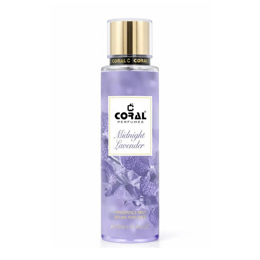 coral midnight lavender fragrance mist for women 250ml