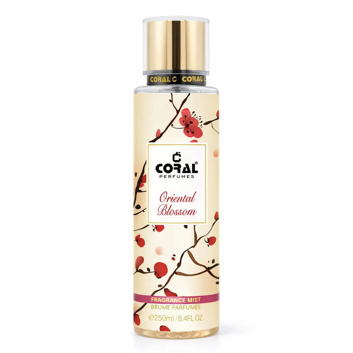 coral oriental blossom fragrance mist for women 250ml
