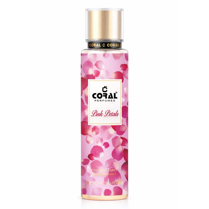 coral pink petals fragrance mist for women 250ml