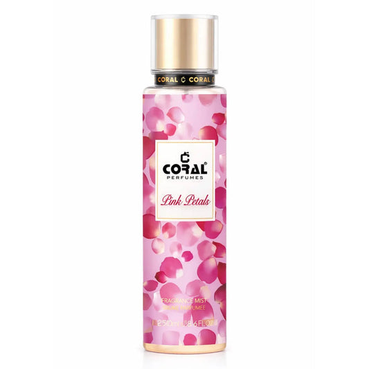 coral pink petals fragrance mist for women 250ml