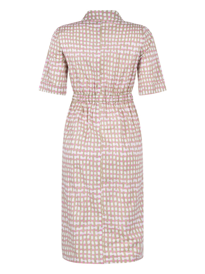 Cotton Belted Shirt Dress