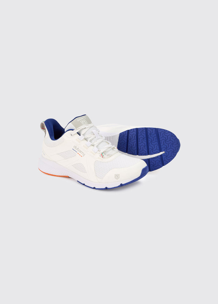 Cowes Men's waterproof trainer - White