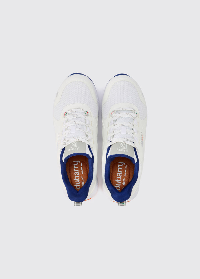 Cowes Men's waterproof trainer - White