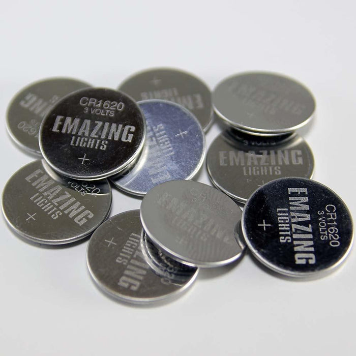 CR1620 Batteries - 20 Pack