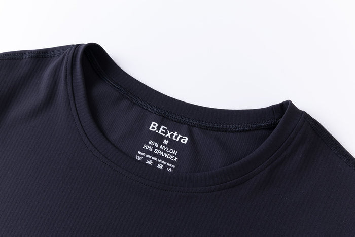 Cropped Fit Tee - Black