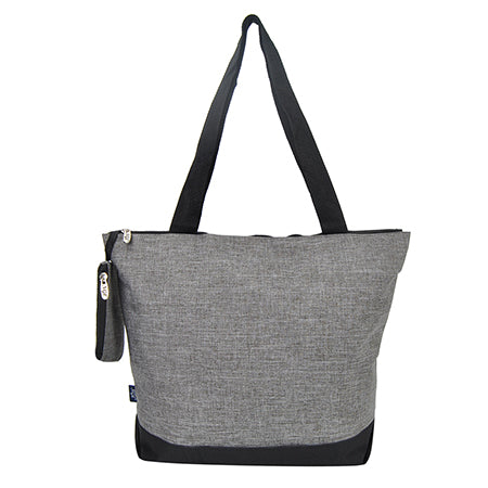 Crosshatch Gray NGIL Canvas Tote Bag