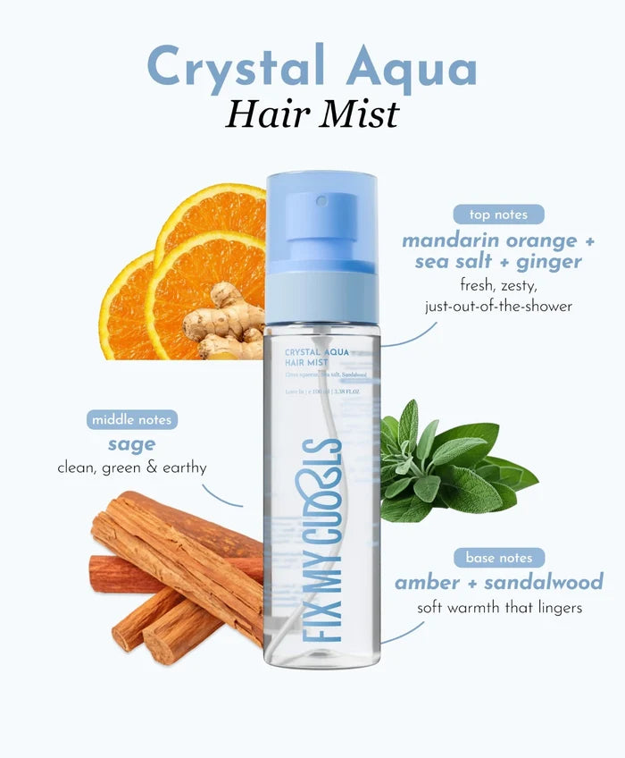 Crystal aqua Hair & Body Perfume Mist
