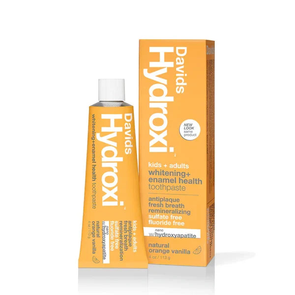 Davids Hydroxi™ kids + adults nano hydroxyapatite premium toothpaste orange vanilla - 113g