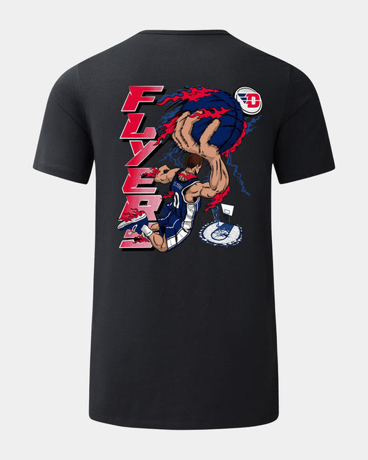 Dayton Slam Dunk Spectacle 2.0 Black T-Shirt Back