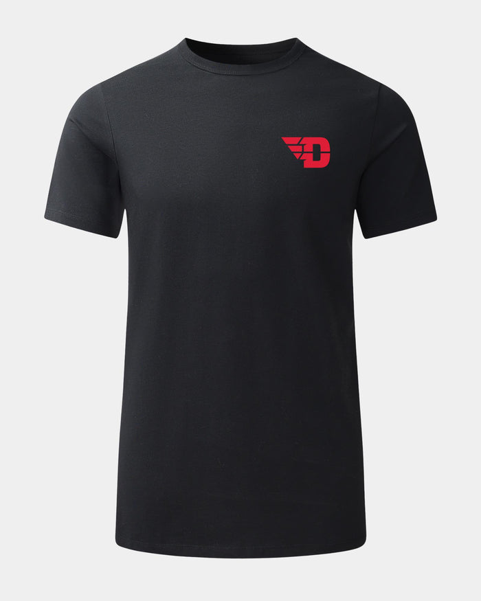 Dayton Slam Dunk Spectacle 2.0 Black T-Shirt Front